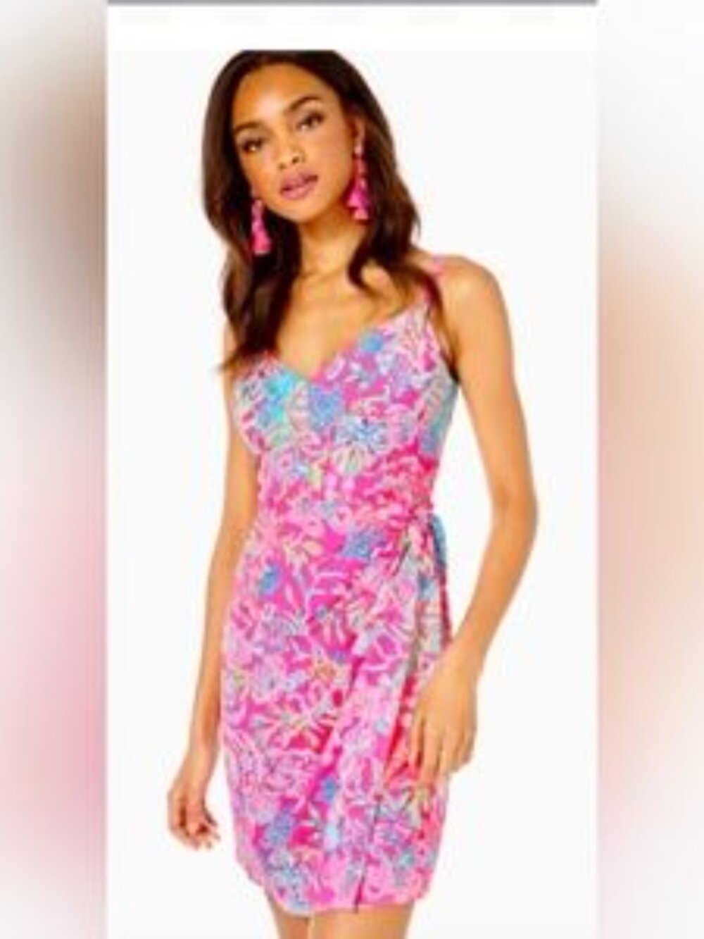 Lilly Pulitzer Scarlet Stretch Dress Pink Isle Print: Shell Me Something Good